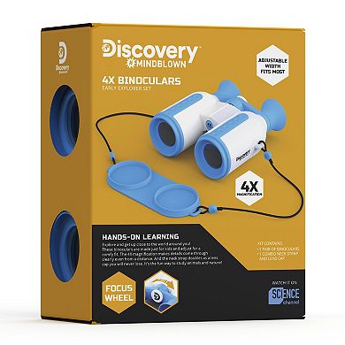Discovery Mindblown 4X Binoculars Early Explorers Set