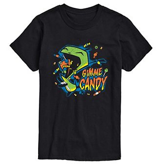 Big & Tall Men's Invader Zim Gimme Candy Graphic Tee