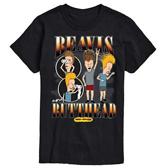 Big & Tall Beavis And Butt-Head Graphic Tee