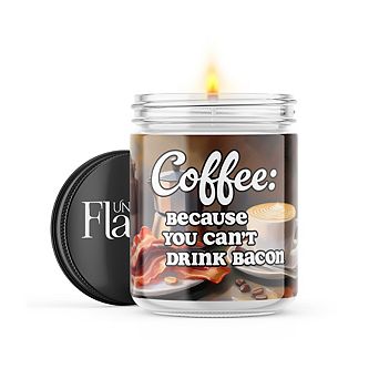 Can't Drink Bacon 16-oz Candle Jar - Wildflowers