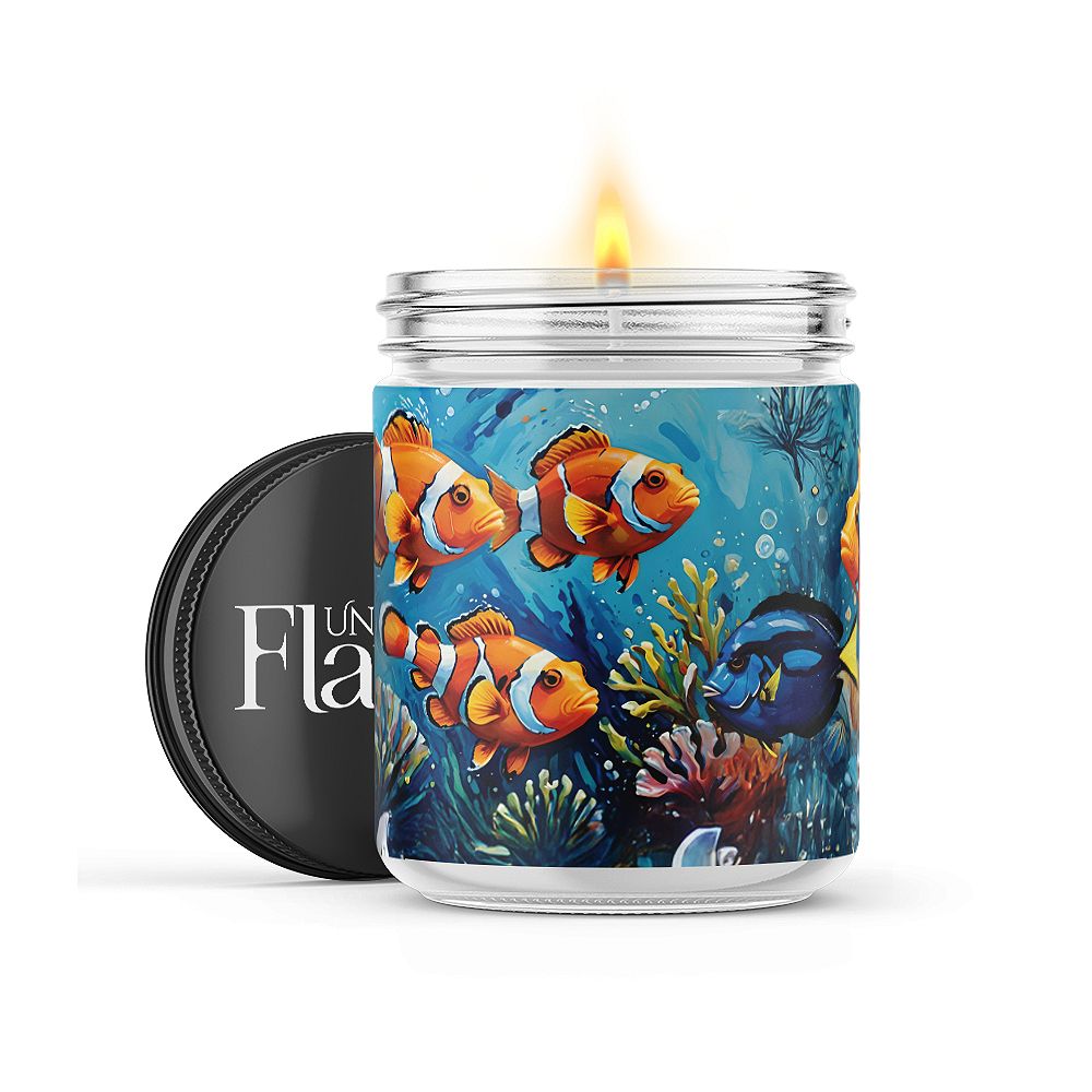 Clown Fish & Blue Tang 16-oz Candle Jar - Inner Peace
