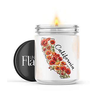 California Poppies 16-oz Candle Jar - Volcano