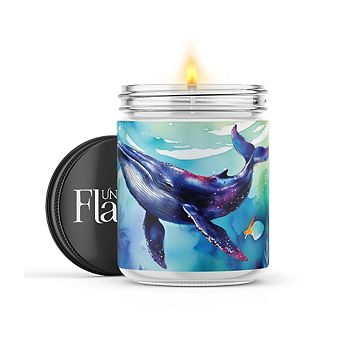 Blue Whale 16-oz Candle Jar - Mahogany Teakwood