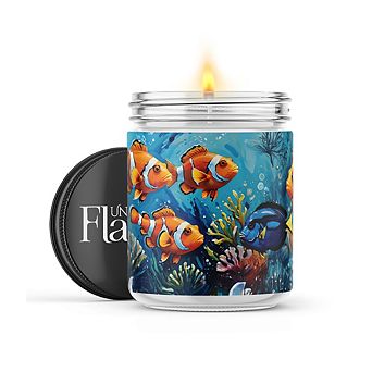 Clown Fish & Blue Tang 16-oz Candle Jar - Volcano