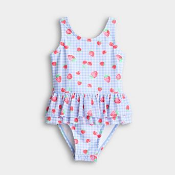Baby & Toddler Girl Jumping Beans® Tutu One-Piece Swimsuit