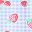 Blue Fruit Gingham