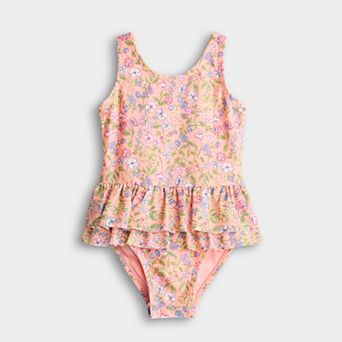 Baby & Toddler Girl Jumping Beans® Tutu One-Piece Swimsuit