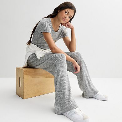 Girls 7-16 Limited Too Ribbed Top & Pants Set