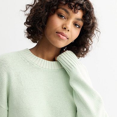 Juniors' SO® Crew Pullover Sweater