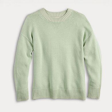 Juniors' SO® Crew Pullover Sweater