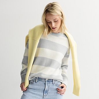 Juniors' SO® Crew Pullover Sweater