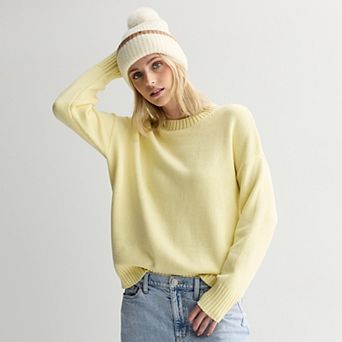 Juniors' SO® Crew Pullover Sweater