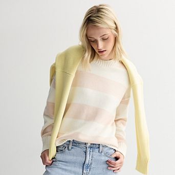 Juniors' SO® Crew Pullover Sweater