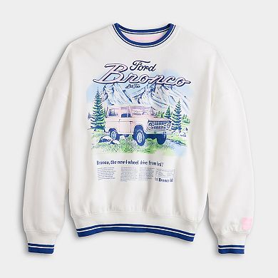 Girls 5-18 Limited Too Ford Bronco Graphic Crew Sweater