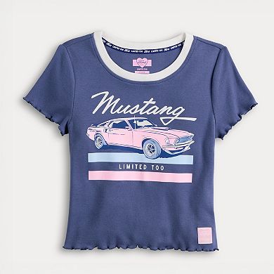 Girls 7-18 Limited Too Mustang Graphic Baby Tee