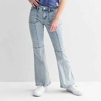 Girls 7-16 Limited Too Front Seam Flare Jeans