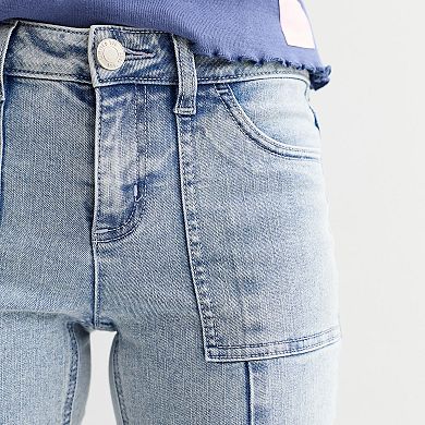 Girls 7-16 Limited Too Front Seam Flare Jeans