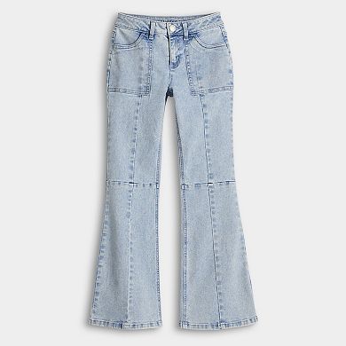 Girls 7-16 Limited Too Front Seam Flare Jeans