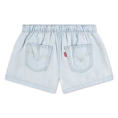 Girls 7-16 Levi's® Flutter Elastic Waist Denim Shorts
