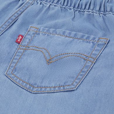 Girls 7-16 Levi's® Flutter Elastic Waist Denim Shorts