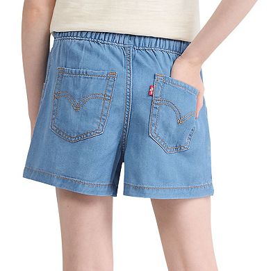 Girls 7-16 Levi's® Flutter Elastic Waist Denim Shorts