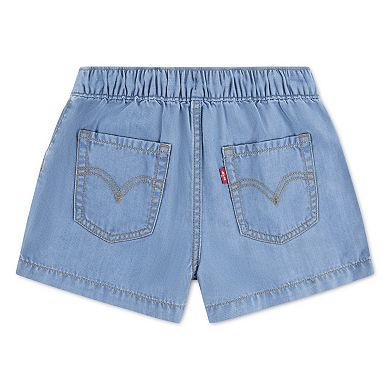 Girls 7-16 Levi's® Flutter Elastic Waist Denim Shorts