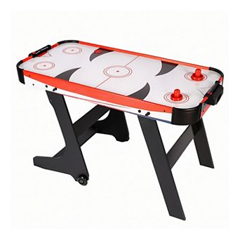 Air Hockey Table for Kids & Adults - Indoor Game Table with Powerful Airflow, Pushers & Pucks