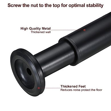 2Pcs Adjustable Height Bed Frame Center Support Legs, Metal Bed Legs, T-shape Furniture Leg