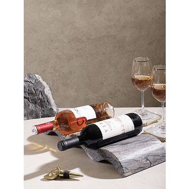 Georgia Wine Bottle Holder - Brown Onyx
