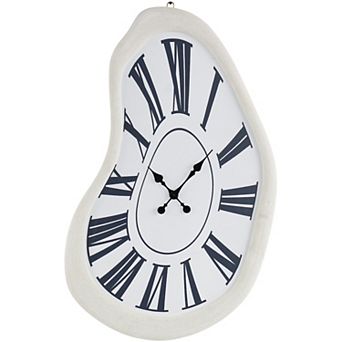 Stella & Eve Wooden Wavy Wall Clock