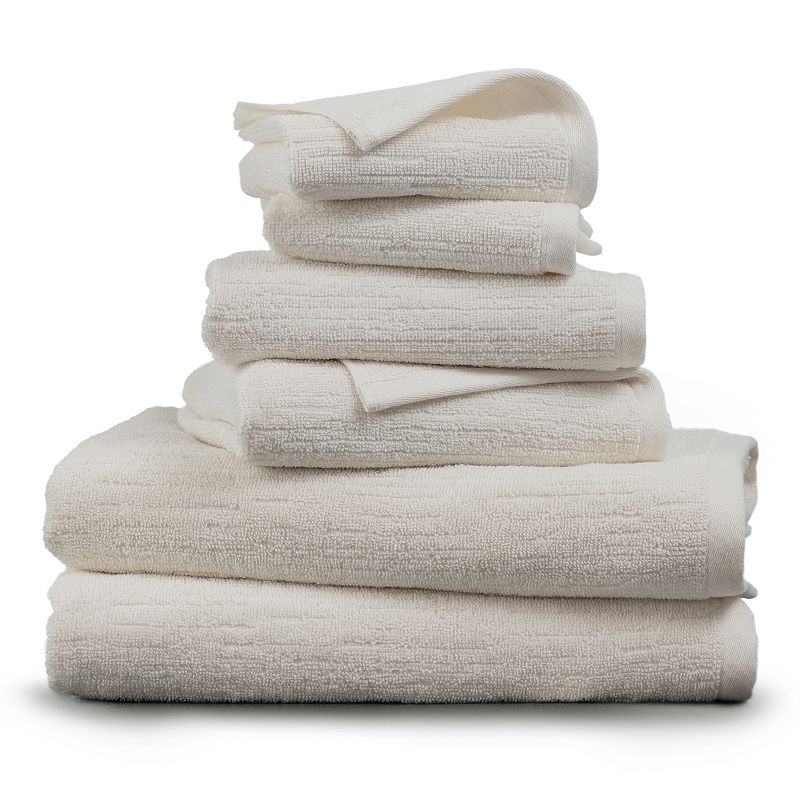UPC 029927649086 product image for Indigo Road by Egypt Sherrod Denbrook 6-pc. Jacquard Texture Bath Towel Set, Ivo | upcitemdb.com