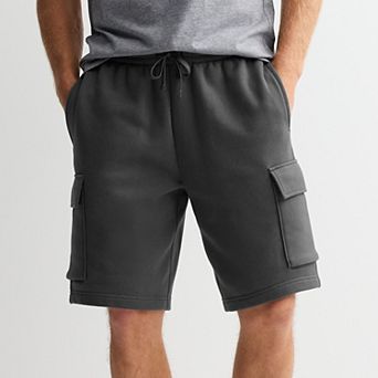 Men's Tek Gear® 10 in Ultrasoft Fleece Cargo Shorts