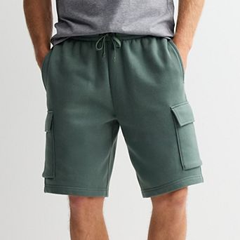 Men's Tek Gear® 10 in Ultrasoft Fleece Cargo Shorts