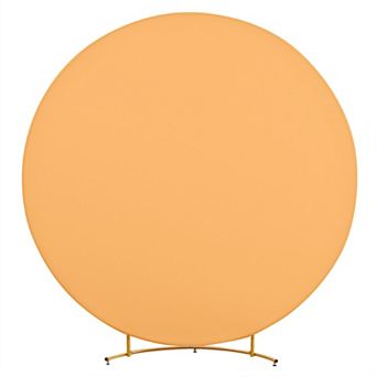 Round Arch Backdrop Cover For 7.2ft Circle Arch Stand, Wrinkle Resistant Circle Arch Backdrop Cover