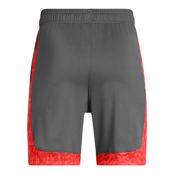 Boys 8-20 Under Armour Tech™ Vent Print Blocked Shorts - Castlerock (SMALL)