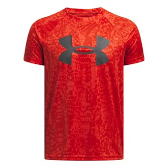 Boys 8-20 Under Armour Tech Big Logo Printed Short Sleeve Graphic Tee