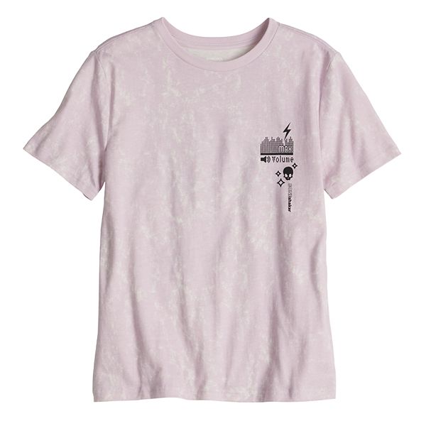 Boys 8-20 Sonoma Goods For Life® Everyday Short Sleeve Graphic Tee - Boombox Purple (SMALL)