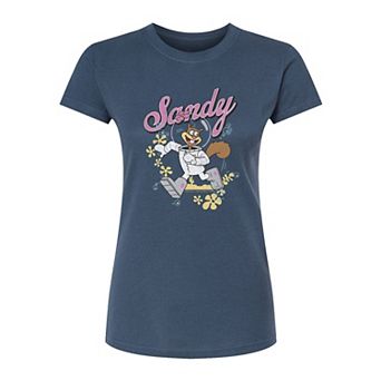 Juniors' SpongeBob SquarePants Sandy Fitted Tee