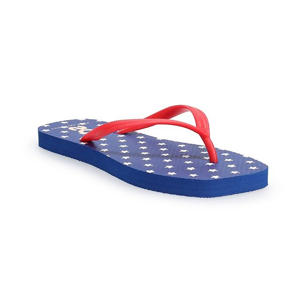 SO® Lanah Flip Flop Women's Sandals - Americana (10)