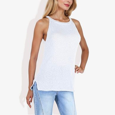 Women's Sleeveless Textured Knit Tank Top