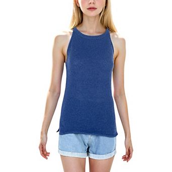 Women's Sleeveless Textured Knit Tank Top