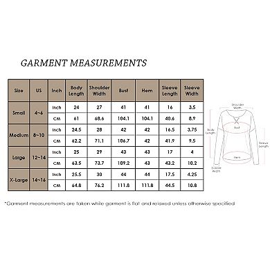 Women's Long Sleeve Boat Neck Pullover Top with Stitch Detail