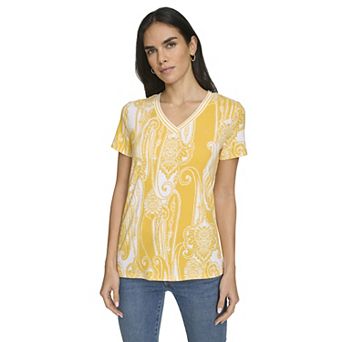 Women's Nautica Short Sleeve V-Neck Top