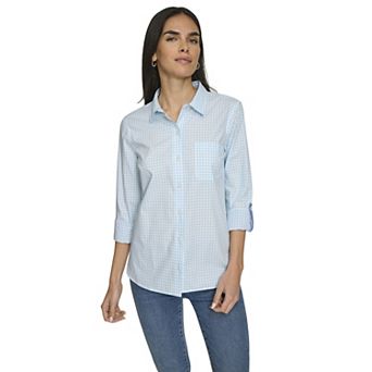 Women's Nautica Roll Tab Button Down Shirt