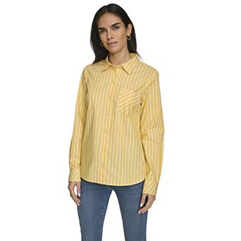 Women's Nautica Roll Tab Button Down Shirt