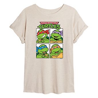 Juniors' Teenage Mutant Ninja Turtles Oversized Tee