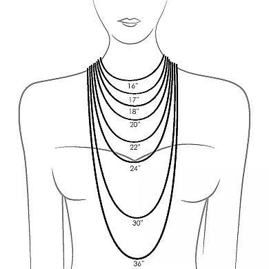 Forever 14K 14k Gold Bismark Chain Necklace