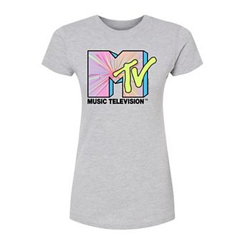 Juniors' MTV Club Art Fitted Tee