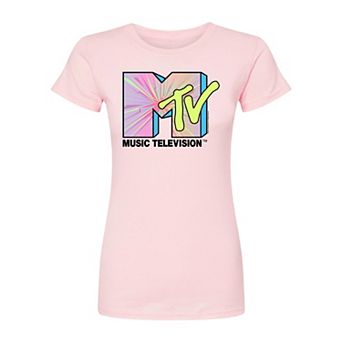 Juniors' MTV Club Art Fitted Tee