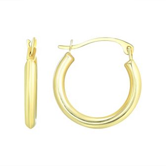 Taylor Grace 10k Gold 15mm Hoop Earrings